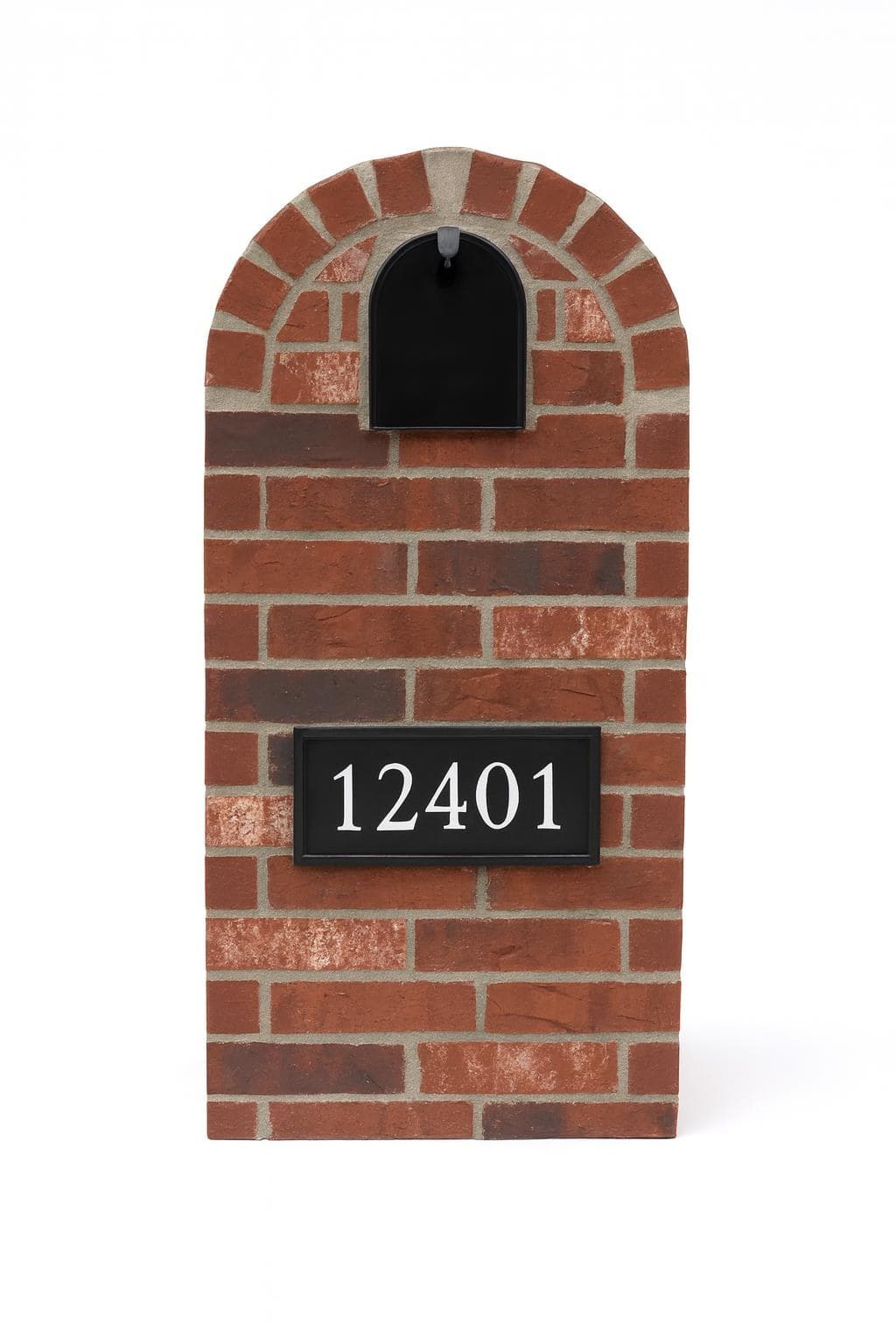 The Arch brick mailbox column design reference